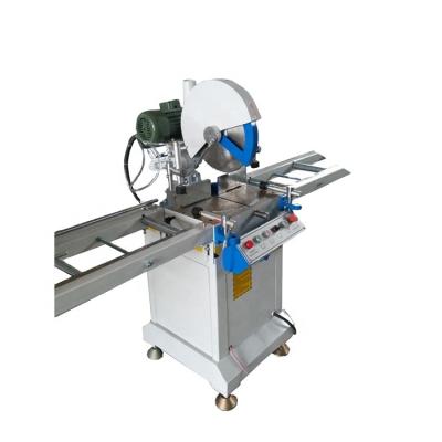 China PVC/UPVC/plastic/Vinyl single head single process profile cutting saw for PVC UPVC profile (window and door making machine) for sale