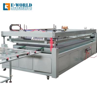 China Glass Deep Processing Semi Automatic Glass Screen Printing Machine For Big Size Glass for sale