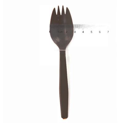 China Disposable Plastic Disposable Spork PS/PP Disposable Black for sale