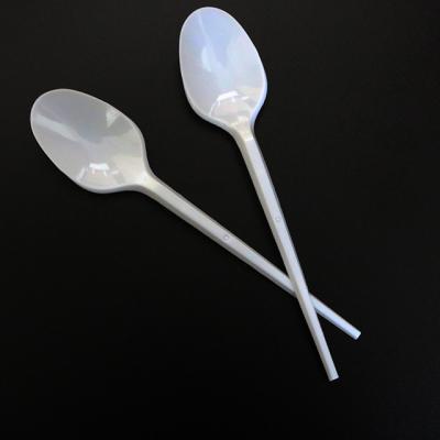 China Home.Hotel.Restaurant Home.Hotel.Restaurant Disposable Plastic Spoon PS 2g Wrapped White for sale