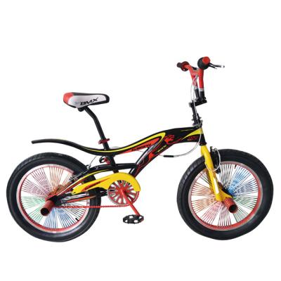 China Wholesale Cheapest Freestyle Bike 20 Inch BMX Bike With Colorful Spokes Made In China Limit Factory for sale