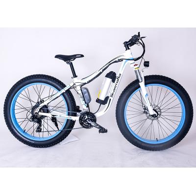 China Power 48v big fat steel tire bike/snow electric ebike/beach electric bicycle for sale