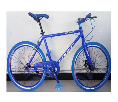 China Steel 24 26inch fixed gear factory price cheap and high quality bicycle cycle for adults factory hot sale for sale