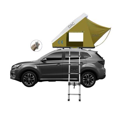 China Camouflage Game SUV Car/Field Shell Roof Tent Hard Waterproof With Remote Control Camouflage for sale