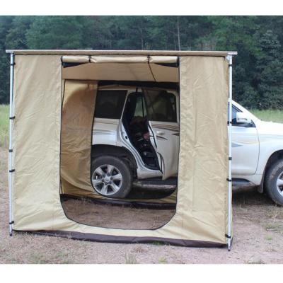 China Camouflage Game Products Waterproof Canvas Car Side Tent / Outdoor Car Tents Field for sale