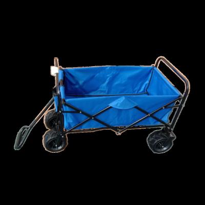 China Portable Folding Metal Folding Trolley Portable Cart for Kids or Beach for sale