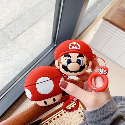 China Free Shipping Super Airpods Case Cartoon Mario Earphone Cases Cover Device For Airpod Cases for sale