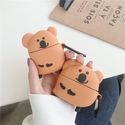 China Airpods Case for Airpods Case,Cute Case Funda Lovely 3D Cartoon Koala Design Silicone Protective Case for Airpods 1 2 3 pro for sale