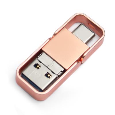 China metal taiwan usb flash drive for smartphone OTG 3 in 1 flash otg usb-c usb3.1 usb drive for sale