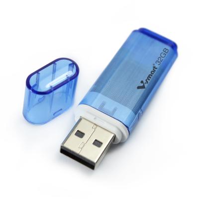 China Customizable creative plastic transparent texture computer flash memory USB drive for sale