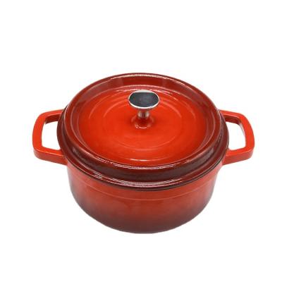 China Sustainable Cast Iron Cookware Enamel Casserole Cooking Pot for sale