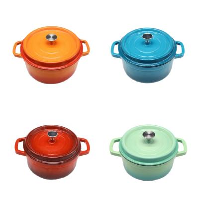 China Sustainable enamel cast cookware for sale