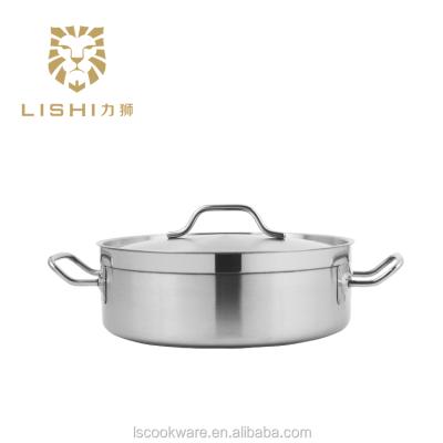 China Sustainable 201 Stainless Steel 04style Bottom Casserole for sale