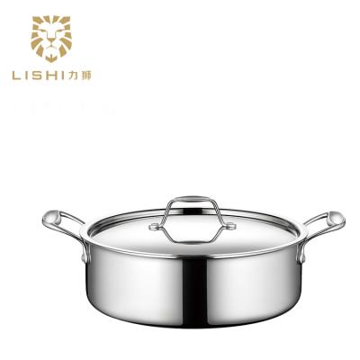 China Durable Stainless Steel Triple Saucepan With Lid for sale