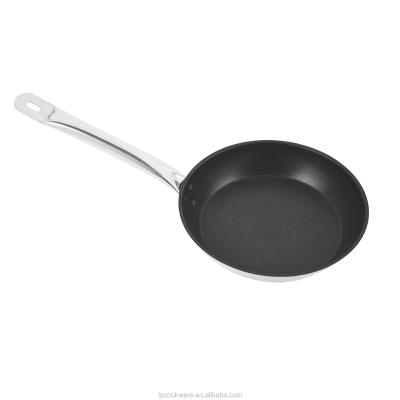 China Sustainable 20cm Non-Stick Frying Pan with Compound Bottom for sale