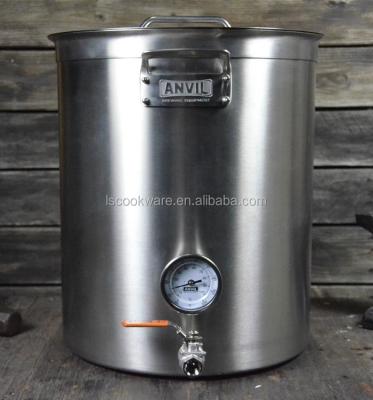 China Sustainable Anvil Brewing Equipment 20 Gallon Brew Kettle Home Brew Beer Brewing Equipment Home Brewing Kettle Mini Beer Kettle for sale