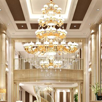 China Modern Luxury Living Room Lobby Custom Crystal Chandeliers for sale