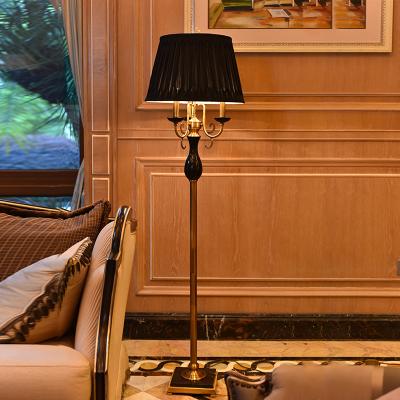 China Modern American antique copper custom made living room, bedroom, dining room floor lamp for sale