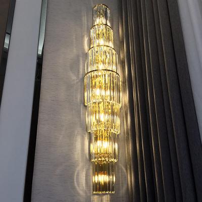 China Modern Luxury Custom Atmospheric Villa Wall Lamp LED Wall Lamps for sale