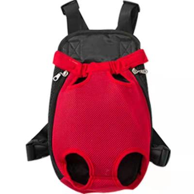 China Breathable Cat Backpack Chest Bag Portable Mesh Breathable Carrying Bag Pet Supplies for sale