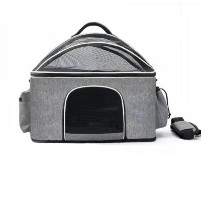 China New sustainable type foldable and portable teddy cat dog single-shoulder bag travel pet yurt for sale