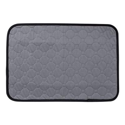 China Waterproof Hot Selling Square Shape Four Layer Eco-Friendly Washable Waterproof Pet Cat Litter Pad Dog Mat for sale