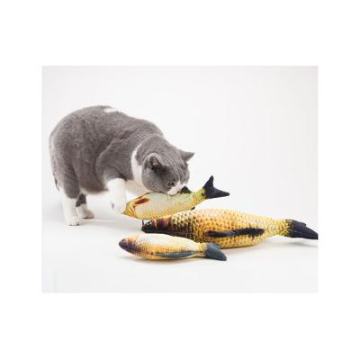 China Viable Simulation Fish Toy For Cat Stuffed Fish Cat Scratch Toy for sale