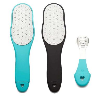 China Remove Dead Peel Stainless Steel Horny Personal Design Foot Care Tool Wholesea 2 in1 Professional Pedicure Foot File for sale