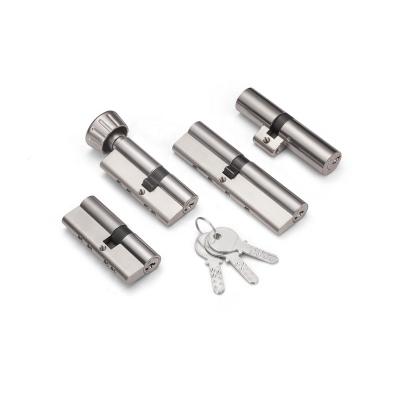 China Anti-Drill 75mm 115mm Two Lines of Pins High Security Profile European Cylinder with Computer Key for sale