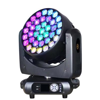 China moving lights of stage wash LED highlight of step 37 * 15W with the fold flange for sale