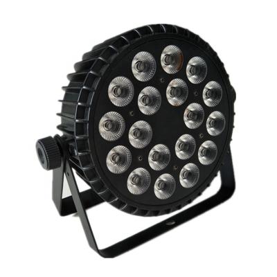 China Hot Selling Slim Stage 18*18W RGBWA+UV 6in1 LED Par Can Light Wedding Lights for sale