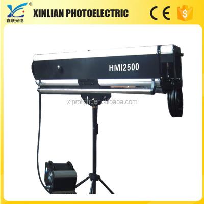 China 1 HMI 2500w color wheel follow spot light stage equipment for sale