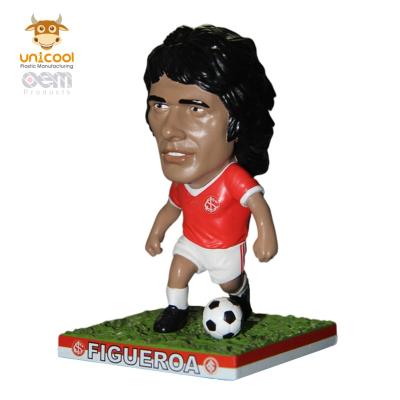 China Make Your Own Plastic Collectable Toys Mini Football Player Action Figure Pop Of Celebrity Figueroa for sale