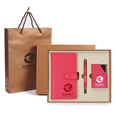 China New 2021 Agriculture Gifts 2021 Ideas Notebook Set A6 Staff Gift Set Office Gift Set For Gift Business Ideas for sale