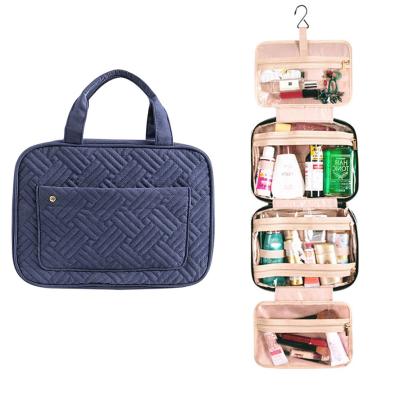 China Natural Women Makeup Cosmetic Organizer Hanging For Female Toiletry Bag for sale