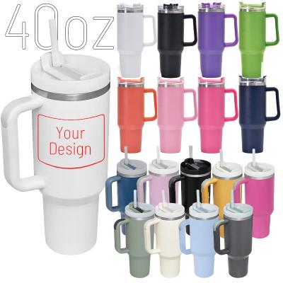 China Customized Viable Wholesale 40oz Adventure Fire Extinguisher Tumbler Cups Double Walled Stainless Steel Insulated 40oz Travel Mug With Handle for sale