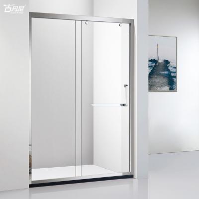 China A Modern Fixed Shower Glass With Aluminum Profile Walk In Shower Chamber for sale