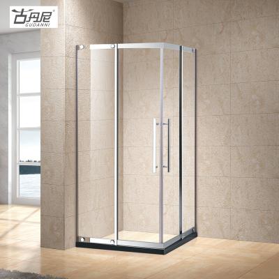 China Factory direct sales shower room modern interior corner diagonal glass door strong sealing shower cubicle for sale