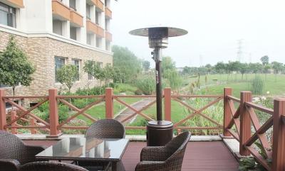 China Vertical Garden Outdoor Patio Heater , Door Opening Free Standing Patio Heater for sale