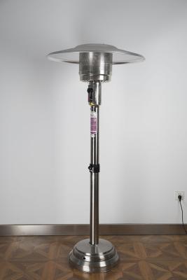 China Stainless Steel Orchard Patio Heater , Floorstanding Liquid Propane Patio Heater for sale