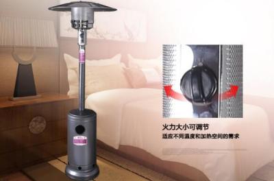 China Mushroom Fire Sense Outdoor Gas Patio Heater 13KW 2200mm Height 813mm Reflector for sale