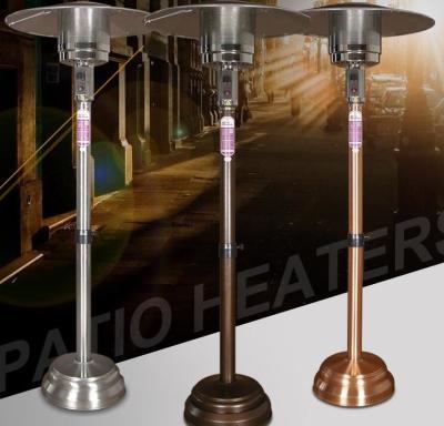 China Remote Control Round Natural Gas Patio Heater 80~120 Square Meters Heating Area for sale