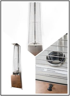 China Restaurant Floor Standing Outdoor Gas Patio Heater 450 - 870g / Hour Flux for sale