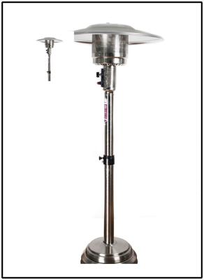 China 46000 BTU Stainless Steel Outdoor Patio Heater / Propane Yard Heater All Season Warmth for sale