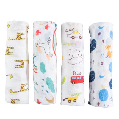 China PORTABLE Unisex Muslin Safe Baby Wrap Organic Cotton Newborn Receiving Blankets 100% Wrap Cloth for sale