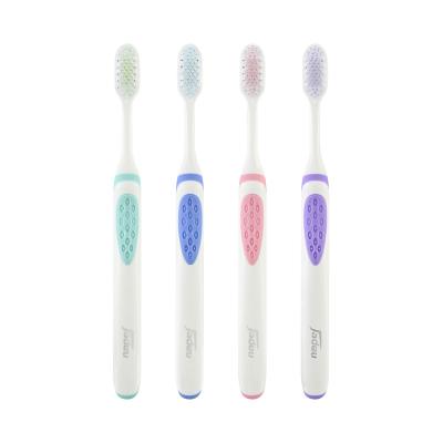 China Jadeu 8114 High Quality Soft Bristle Oral High Quality Adult With Charcoal Soft Bristle Toothbrush Nylon Plastic Toothbrush for sale