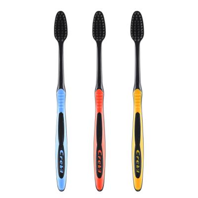 China Creby 702 Bristle Toothbrush Adult Family Suit Charcoal Soft Bristle Oral Plastic Soft High Quality Set for sale