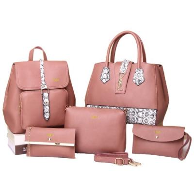 China Wholesale 2022 New Fashion Satchel S1236 Purses and Luxury Handbags Women's 5 Handbags in 1 Sets for sale