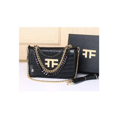 China Fashion PU Leather Handbags For Women Alligator Shoulder Messenger Bags Fashion Luxury Handbags For Women Ladies Customized Chains Bag for sale