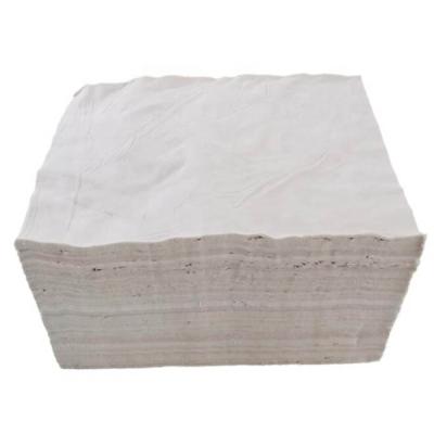 China Have strong oil and water absorbency wholesale 100% white cotton 49*49 cm bed sheets cleaning cotton wiping rags for sale